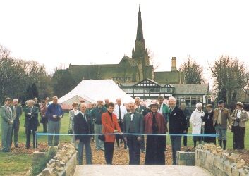 Presentation to the club of the Centenary Bridge in 1994 by the Royal Bank of Scotland